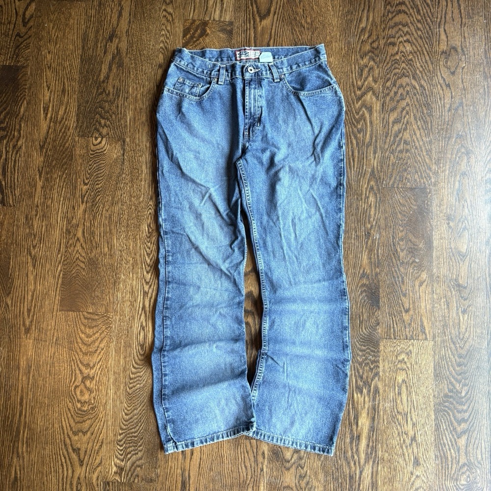 Vtg 90s Old Navy Regular Flare Jeans Womens 10 Blue Medium Wash 100% Cotton Y2K